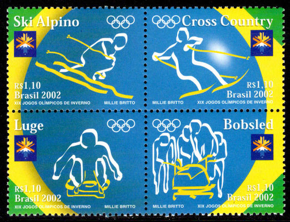 Brazil 2002 Winter Olympics unmounted mint.