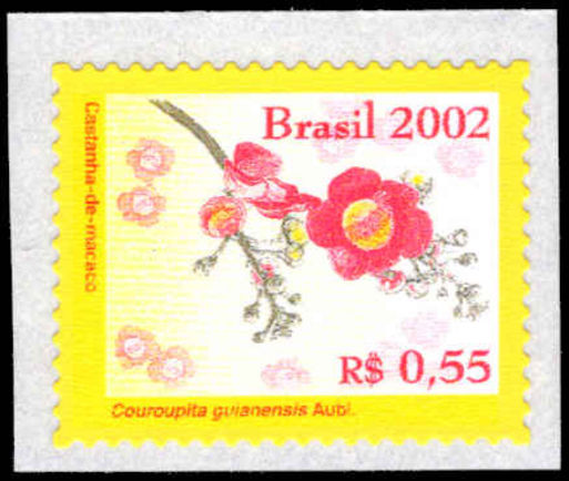 Brazil 2002 Cannonball Tree unmounted mint.