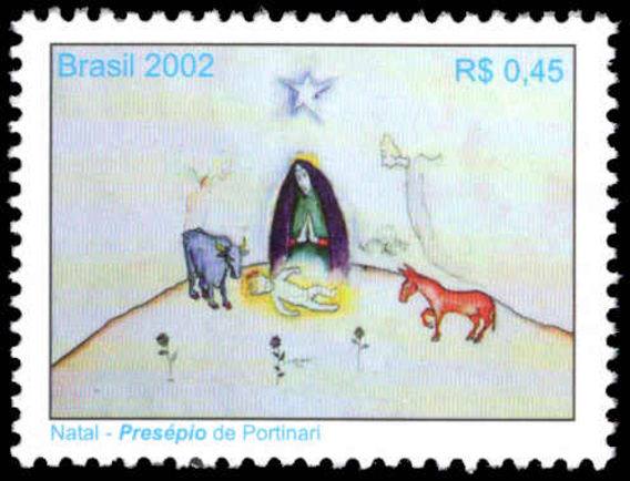 Brazil 2002 Christmas unmounted mint.