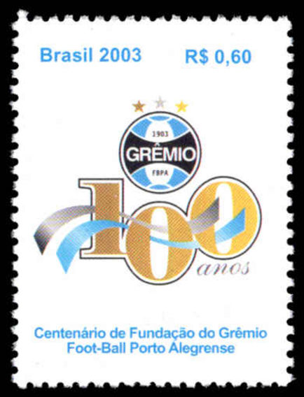 Brazil 2003 Gremio Football Club unmounted mint.