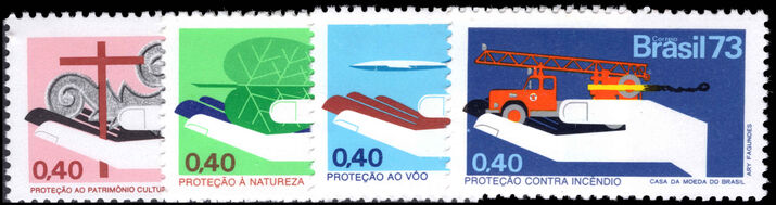 Brazil 1973 National Protection Campaign unmounted mint.