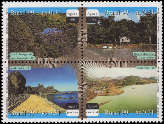 Brazil 1999 Water Resources unmounted mint.