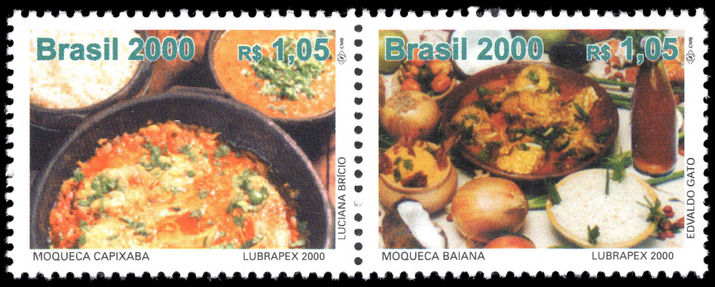 Brazil 2000 Cultural Dishes unmounted mint.