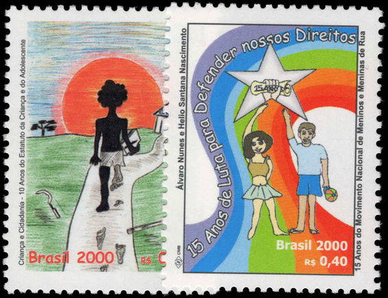 Brazil 2000 Children and Teenager Statute unmounted mint.