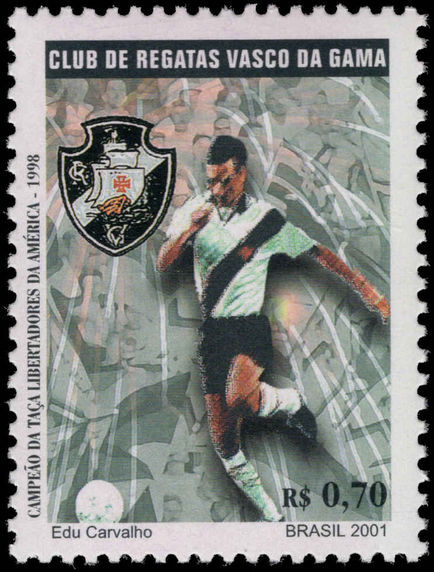 Brazil 2001 Vasco da Gama Football Club unmounted mint.