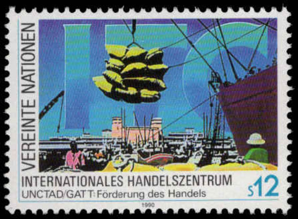 Vienna 1990 International Trade Centre unmounted mint.
