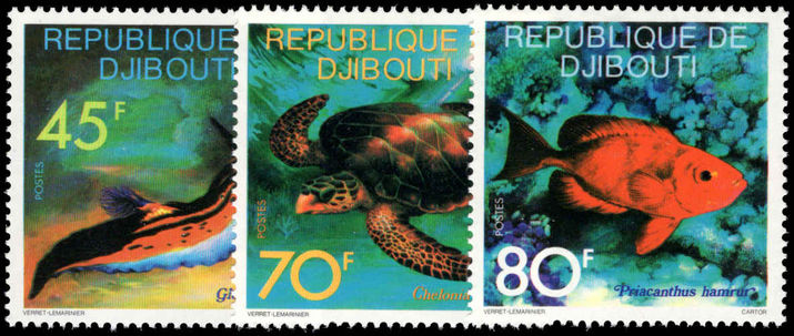 Djibouti 1977 Sea Life unmounted mint.