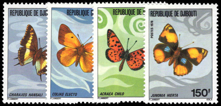 Djibouti 1978 Butterflies unmounted mint.
