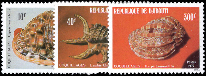 Djibouti 1979 Shells unmounted mint.
