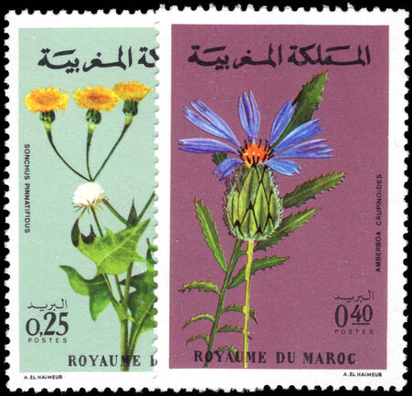 Morocco 1972 Moroccan Flowers unmounted mint.