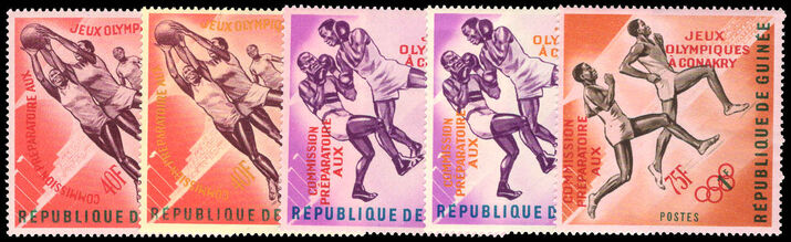 Guinea 1963 Olympic Games Preparatory Commission part set unmounted mint.