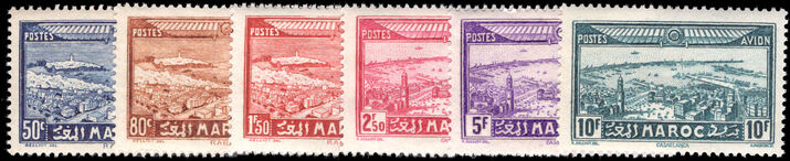 French Morocco 1933 Air set lightly mounted mint.