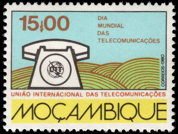 Mozambique 1980 World Telecommunications Year unmounted mint.