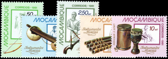Mozambique 1981 Musical Instruments unmounted mint.