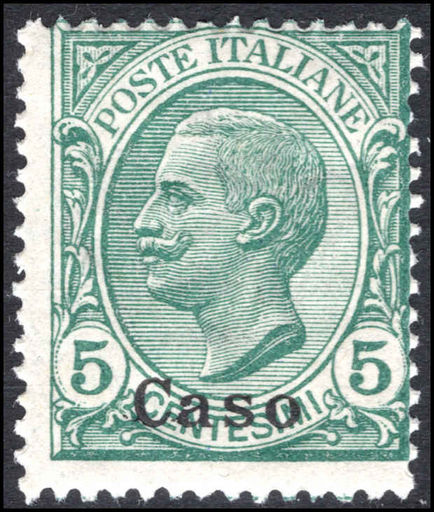 Caso 1912-21 5c green unmounted mint.