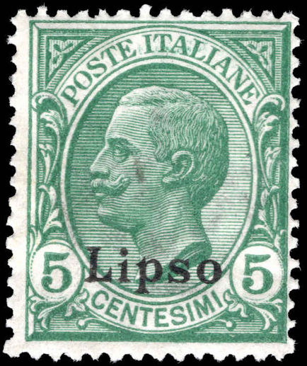 Lipso 1912-21 5c green unmounted mint.