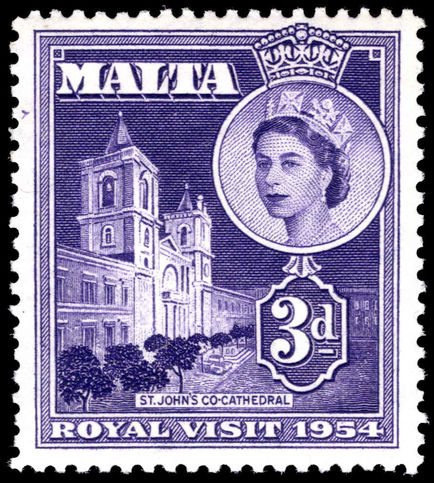 Malta 1954 Royal Visit unmounted mint.