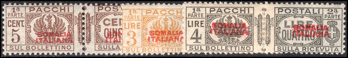 Somalia 1928-41 Type P8 Parcel Post unmounted mint.