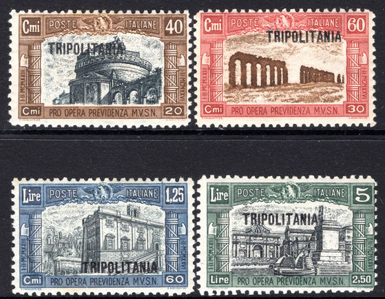 Tripolitania 1927 First National Defence set unmounted mint.