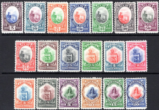 San Marino 1929-35 set unmounted mint.