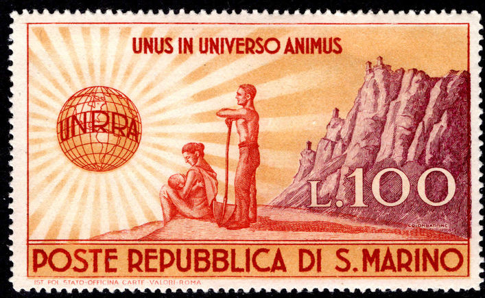San Marino 1946 United Nations Relief unmounted mint.