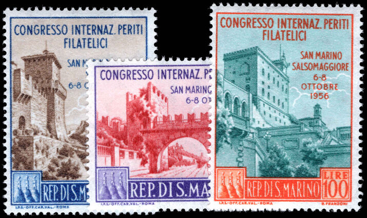 San Marino 1956 International Philatelic Congress unmounted mint.