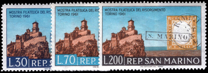 San Marino 1961 Centenary of Italian Independence Philatelic Exhibition unmounted mint.