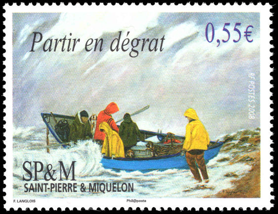 St Pierre et Miquelon 2008 Partir en degrat unmounted mint.