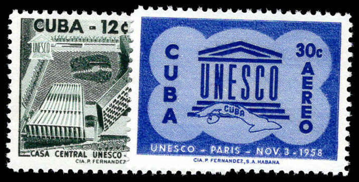 Cuba 1958 UNESCO lightly mounted mint.