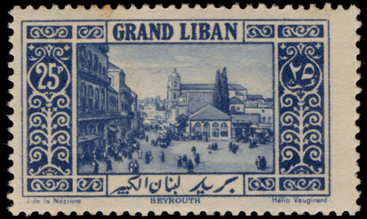 Lebanon 1925 25p Beirut mounted mint.