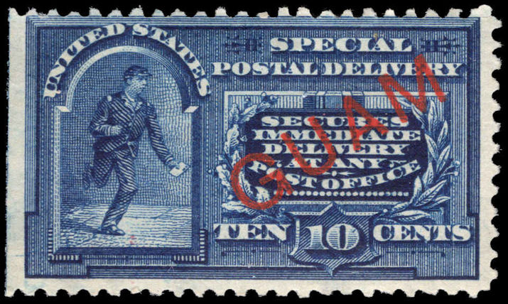 Guam 1899 10c Special Delivery lightly hinged mint slightly dried gum.