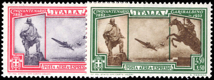 Italy 1932 Garibaldi Express unmounted mint.