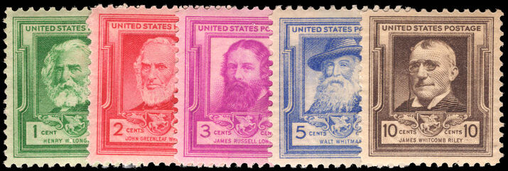 USA 1940 Poets unmounted mint.