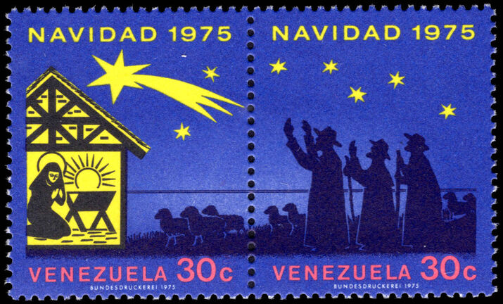Venezuela 1975 Christmas unmounted mint.
