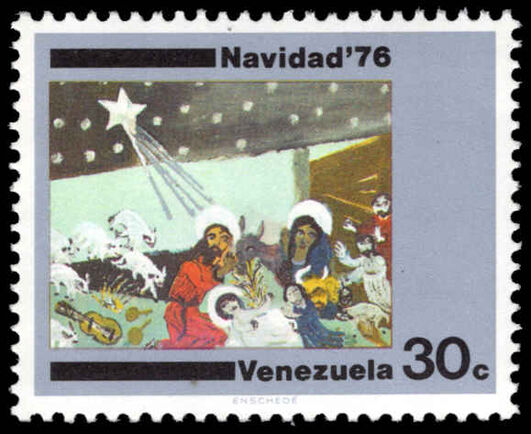 Venezuela 1976 Christmas unmounted mint.