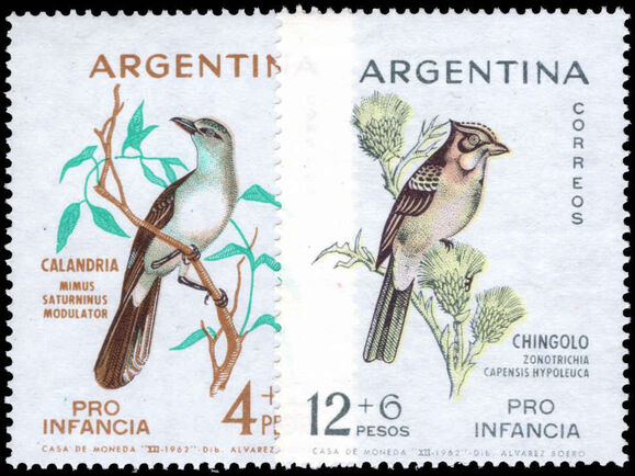 Argentina 1962 Child Welfare unmounted mint.