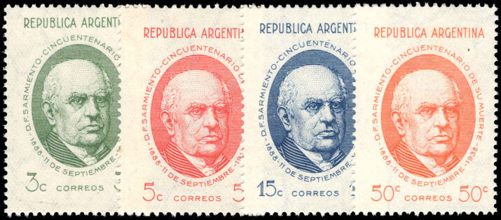 Argentina 1938 Presidents 50th Death Anniversary unmounted mint.