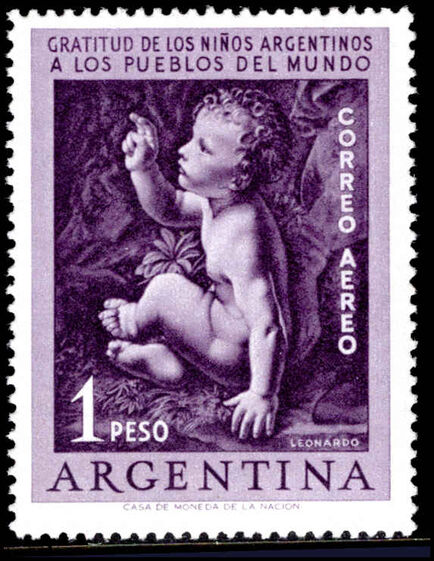 Argentina 1956 Infantile Paralysis unmounted mint.