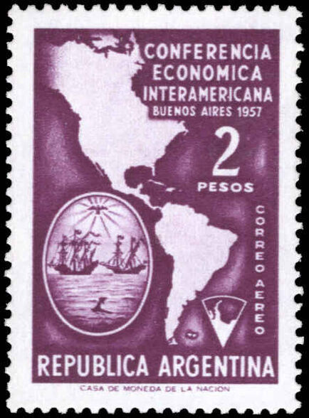 Argentina 1957 Economic Conference unmounted mint.