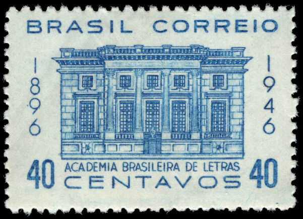 Brazil 1946 50th Anniversary of Brazilian Academy of Arts unmounted mint.