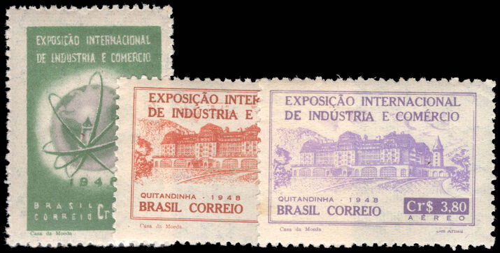 Brazil 1948 International Industrial and Commercial Exhibition set lightly mounted mint.
