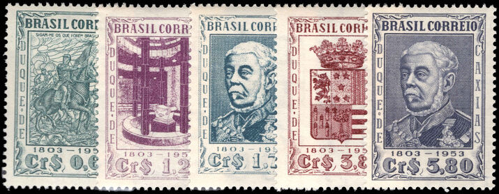 Brazil 1953 150th Birth Anniversary of Duke of Caxias unmounted mint.