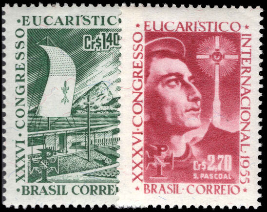 Brazil 1955 Eucharist Congress unmounted mint.