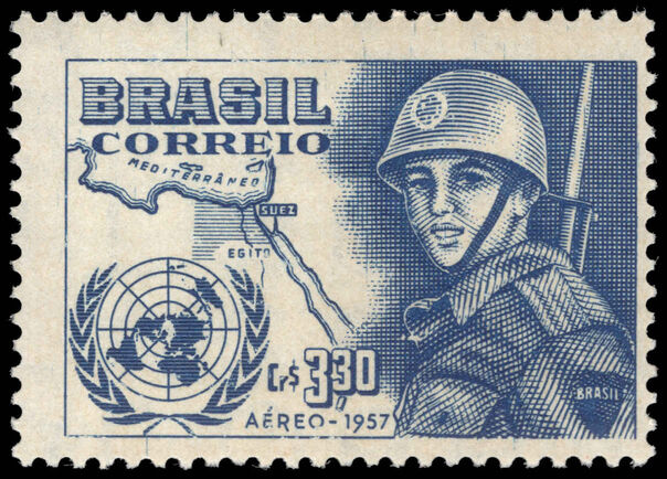 Brazil 1957 United Nations Day unmounted mint.