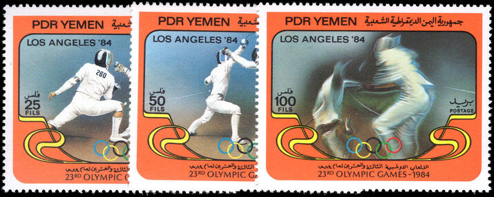 Yemen Democratic Rep. 1984 Olympics unmounted mint.