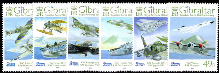 Gibraltar 2008 RAF unmounted mint.