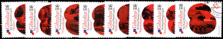 Gibraltar 2011 Royal British Legion fine used.