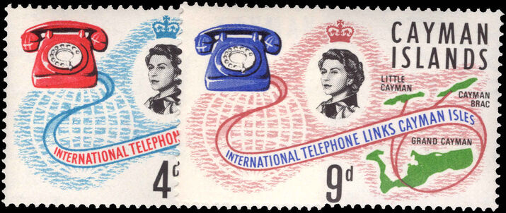 Cayman Islands 1966 International Telephone Links unmounted mint.