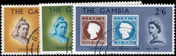 Gambia 1969 Gambia Stamp Centenary fine used.