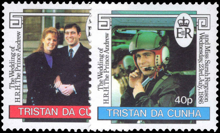 Tristan da Cunha 1986 Royal Wedding unmounted mint.